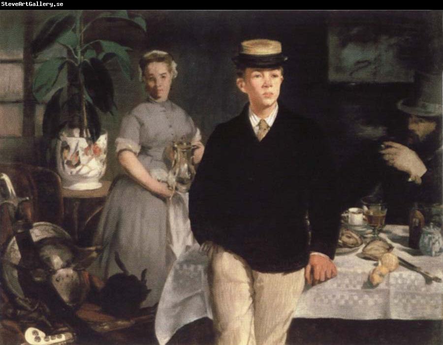 Edouard Manet Pinakothek new the Fruhstuck in the studio